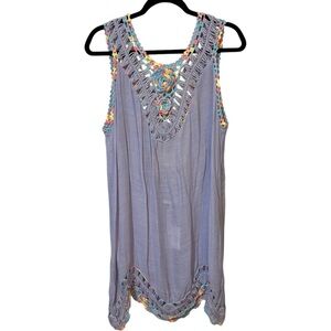 Favlux Handmade Swim Cover Up Crochet Beach‎ Loose Flowy Dress